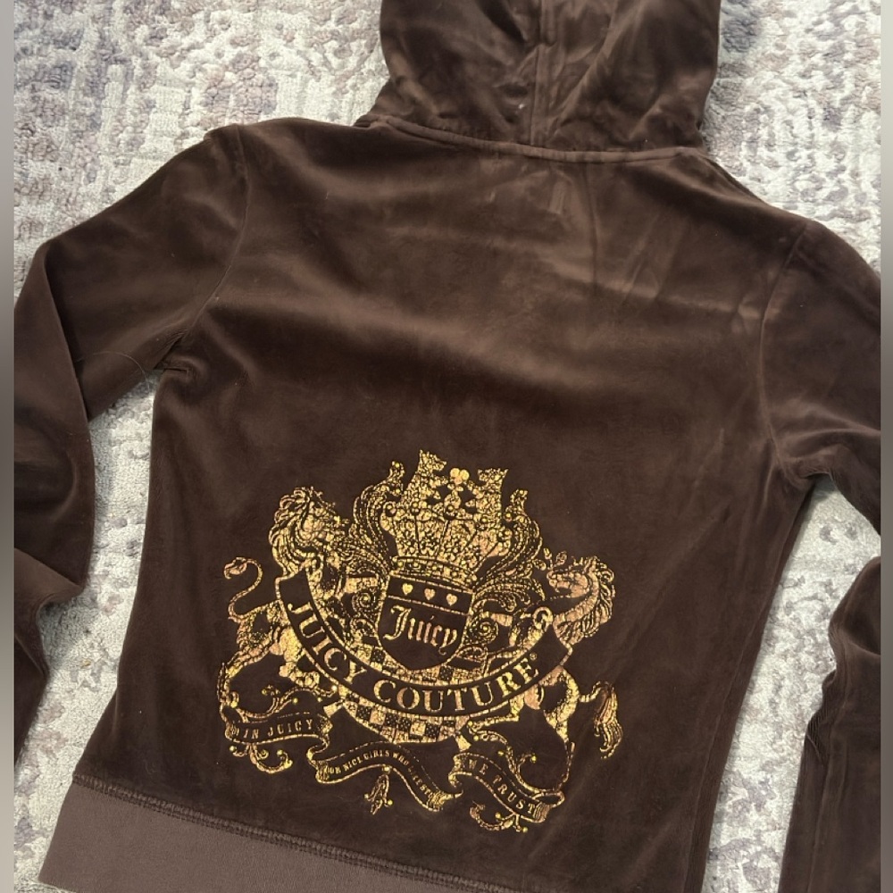 Juicy Velour zip up hoodie